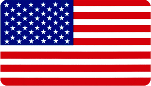 ''U.S. Flag - Large - 4.5'''' x 6'''' - STICKER''