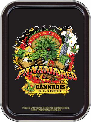 Panama RED by TDog - Large Stash Tin