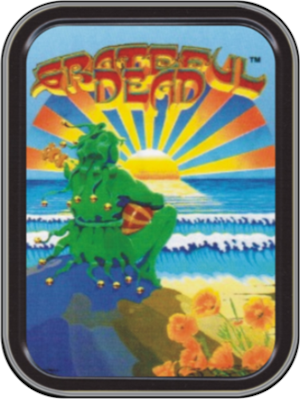 GRATEFUL DEAD - Sunset Jester - Large Stash Tin