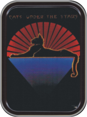 CAts UndEr ThE STARs - LArgE StAsh Tin