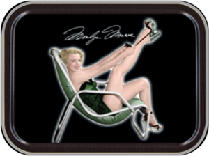 Marilyn Monroe CHAIR Large Stash Tin