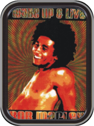 BOB MARLEY - Wake Up & Live Tin Large Stash Tin