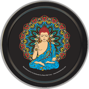 BUDDHA Round Stash Tin