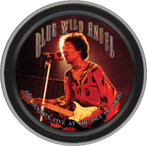 Jimi Hendrix Blue Wild ANGEL Round Stash Tin