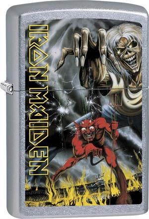 Iron Maiden Zippo Lighter - Chrome - Black Ball Corp. Exclusive