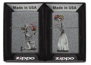 Iron Stone Couple Gift Set Zippo