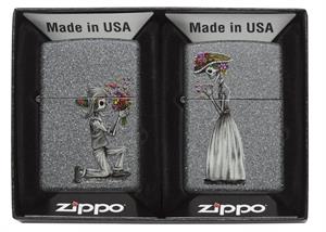 Iron Stone Couple GIFT Set Zippo