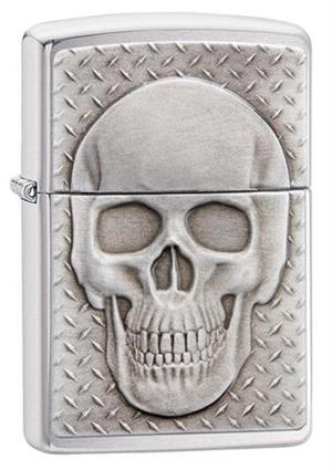 SKULL w/ Brain Surprise Zippo