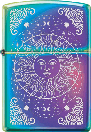 Sun Celestial Spectrum Zippo