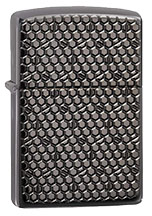 Hexagon Design Black Ice Zippo LIGHTER