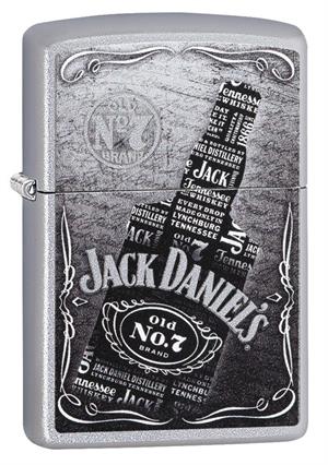 Jack Daniel's Satin Chrome Zippo LIGHTER