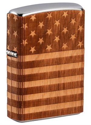 Woodchuck USA American FLAG Wrap Zippo Lighter