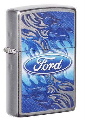 Ford Blue Flame Street Chrome Zippo LIGHTER