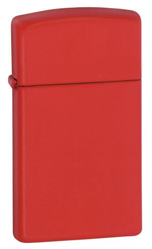 Slim RED Matte Zippo Lighter