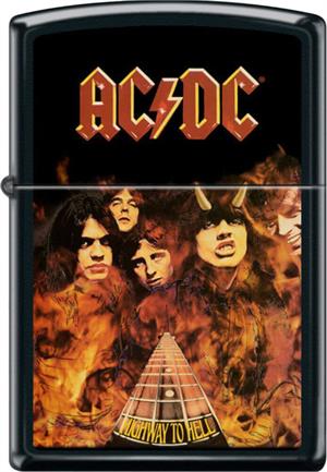 AC/DC Highway to Hell Black Matte Zippo LIGHTER