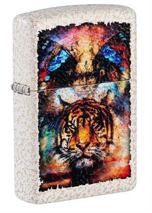 Tiger Design Mercury Glass Zippo Lighter
