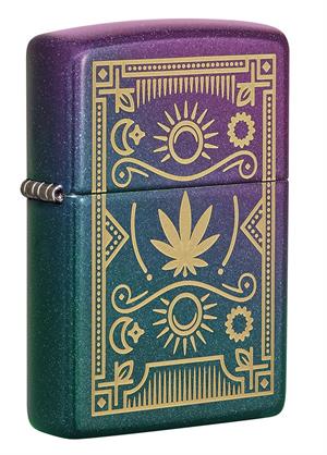 Cannabis Design Iridescent Zippo LIGHTER