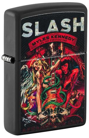 Slash Black Matte Zippo LIGHTER