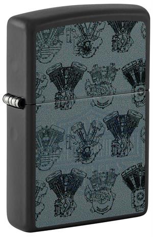 HARLEY-DAVIDSON Glow in the Dark Design Zippo Lighter