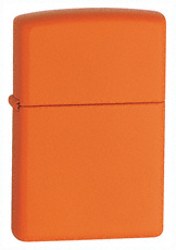 Orange MATTE Zippo Lighter