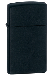 Black Matte Slim - Zippo #1618