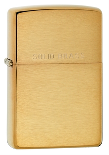 Brushed Brass Solid - Zippo #204