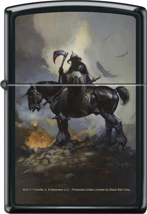 Death Dealer by Frank Frazetta - Zippo - BlaCk Ball Corp. ExCluSive