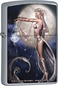 Star Weaver - Renee Biertempfel - Brushed Chrome Zippo - 250C1402331 - Black Ball Corp. Exclusive