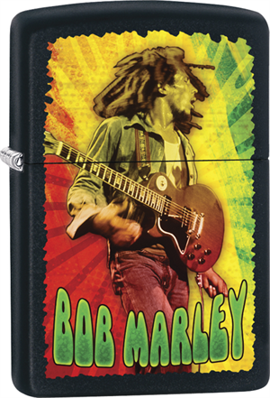 Bob Marley Zippo Lighter - Concert Black Matte - Black Ball Corp. Exclusive