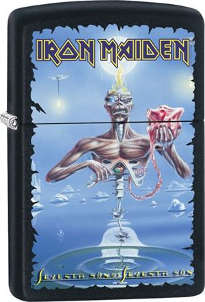 Iron Maiden Black Matte Zippo Lighter