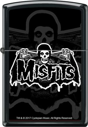 Misfits Zippo Lighter - Bat Fiend - Black Matte - Black Ball Corp. Exclusive