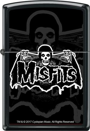 Misfits Zippo LIGHTER - Bat Fiend - Black Matte - Black Ball Corp. Exclusive