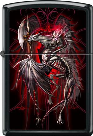 LiChblade Ruth ThompSon - BlaCk Matte Zippo - BlaCk Ball Corp. ExCluSive