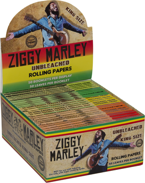 Ziggy Marley Organic Unbleached ROLLING PAPERS - King Size