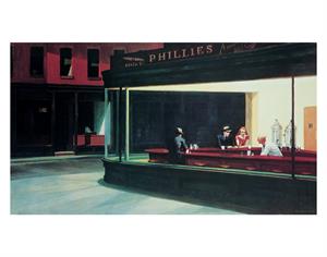 ''Edward Hopper - Night Hawks - 22 x 28''''''