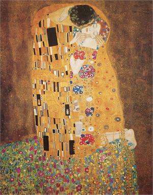 ''Klimt The Kiss Mini POSTER - 11'''' X 14''''''