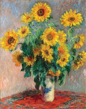 ''Monet Sunflowers Mini POSTER - 11'''' X 14''''''