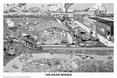 ''GRATEFUL DEAD - 100 DEAD Songs Poster - 36'''' x 24''''''