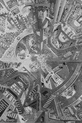 THE ATRIUM POSTER BY: TOM MASSE - 22" X 32"
