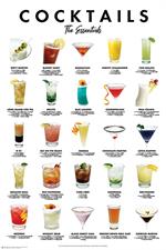 Cocktails - The Essentials Poster - 24