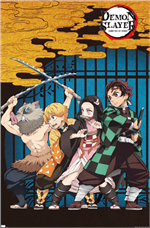 Demon Slayer - Group Art Poster Image