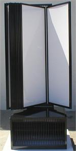 POSTER DISPLAY FOR DOOR POSTERS - 15 PANELS - 30 VIEWS - 240 POSTERS