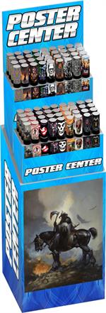 POSTER CENTER - 18 Styles/18 Bin