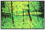 Summer Woods Black Light Poster - 35