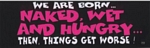 I'D RATHER BE SWIMMIN WITH BARE NAKED WOMEN - Bumper Sticker