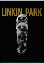 Linkin Park - Skull Totem Fabric Poster Image