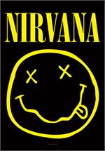 NIRVANA - SMILEY FABRIC POSTER - 30