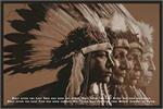 NATIVE WISDOM INDIANS - POSTER - 36
