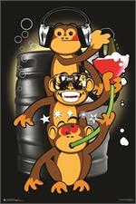 Funnel Monkeys Poster - 24