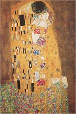 Gustav Klimt The Kiss - Poster Image